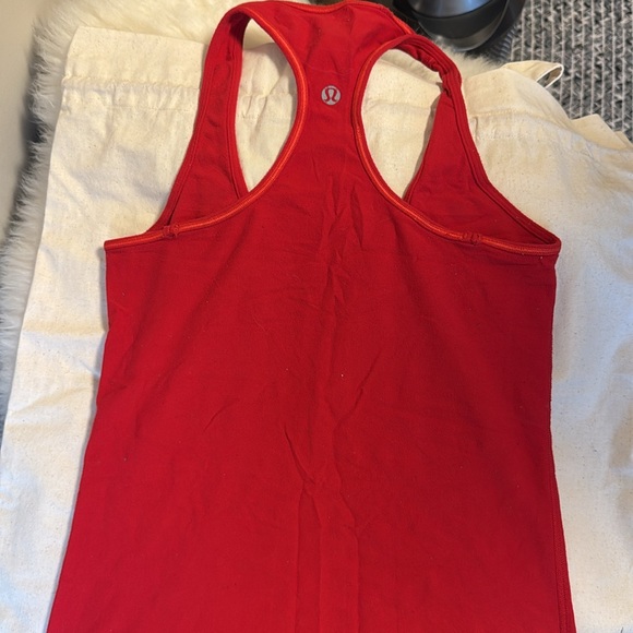 Lululemon Cool Racerback Tank In Red (Reversible) - Picture 3 of 6